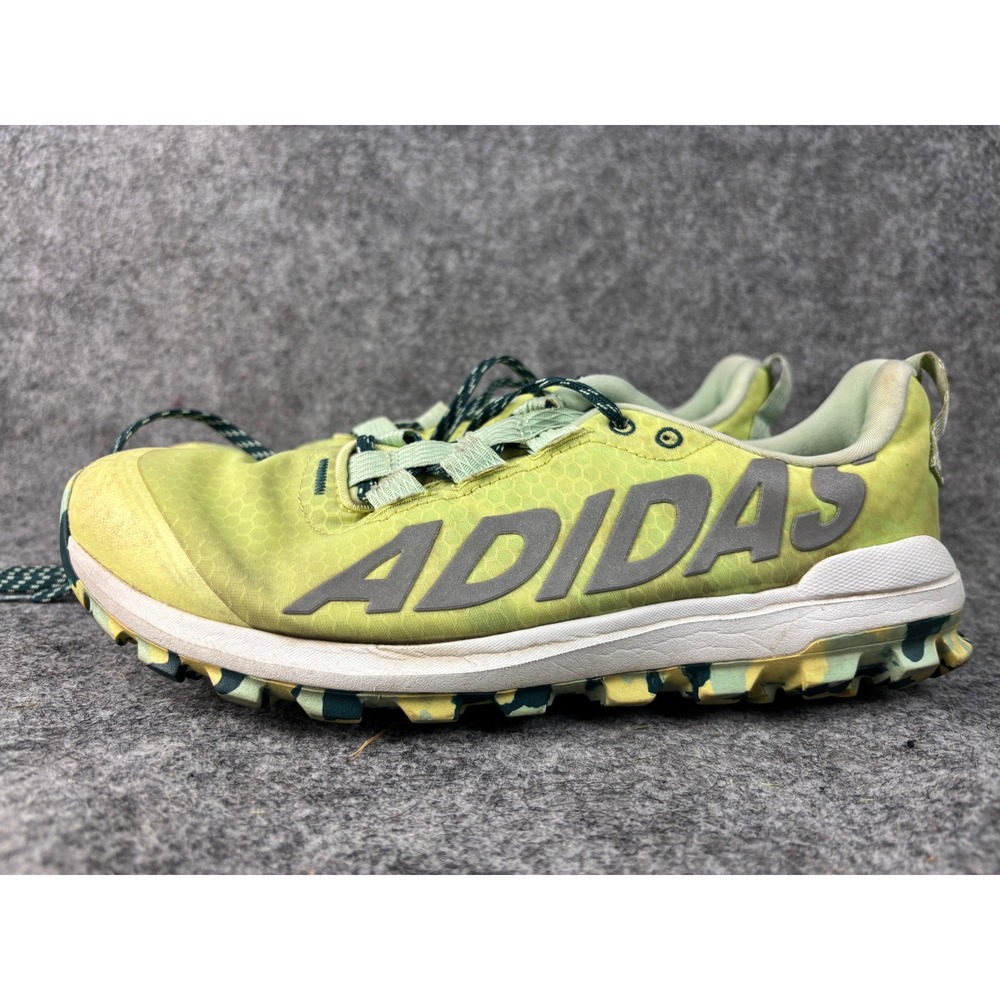 Adidas Vigor TR 5‎ Trail Running Shoes Womens 9 Lime Green Camo D69461